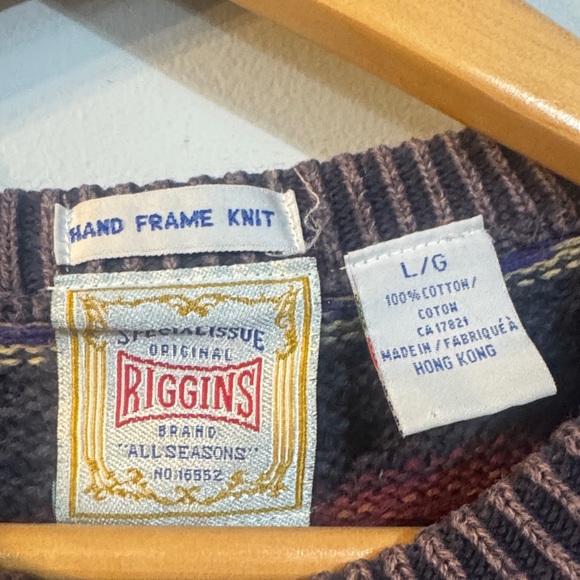 Multicolor Patterned Men's Sweater - Picture 2 of 2